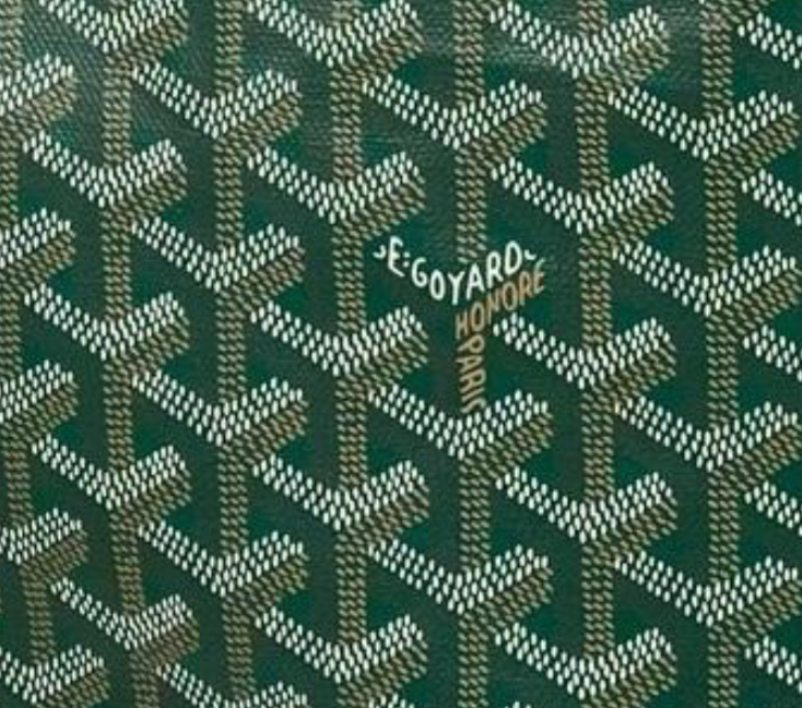 Ray Charles Radical Mash-Up upcycled insert in Goyard / Goyardine Canvas - CLARISSA OLIVERIO ART PREORDER OPEN