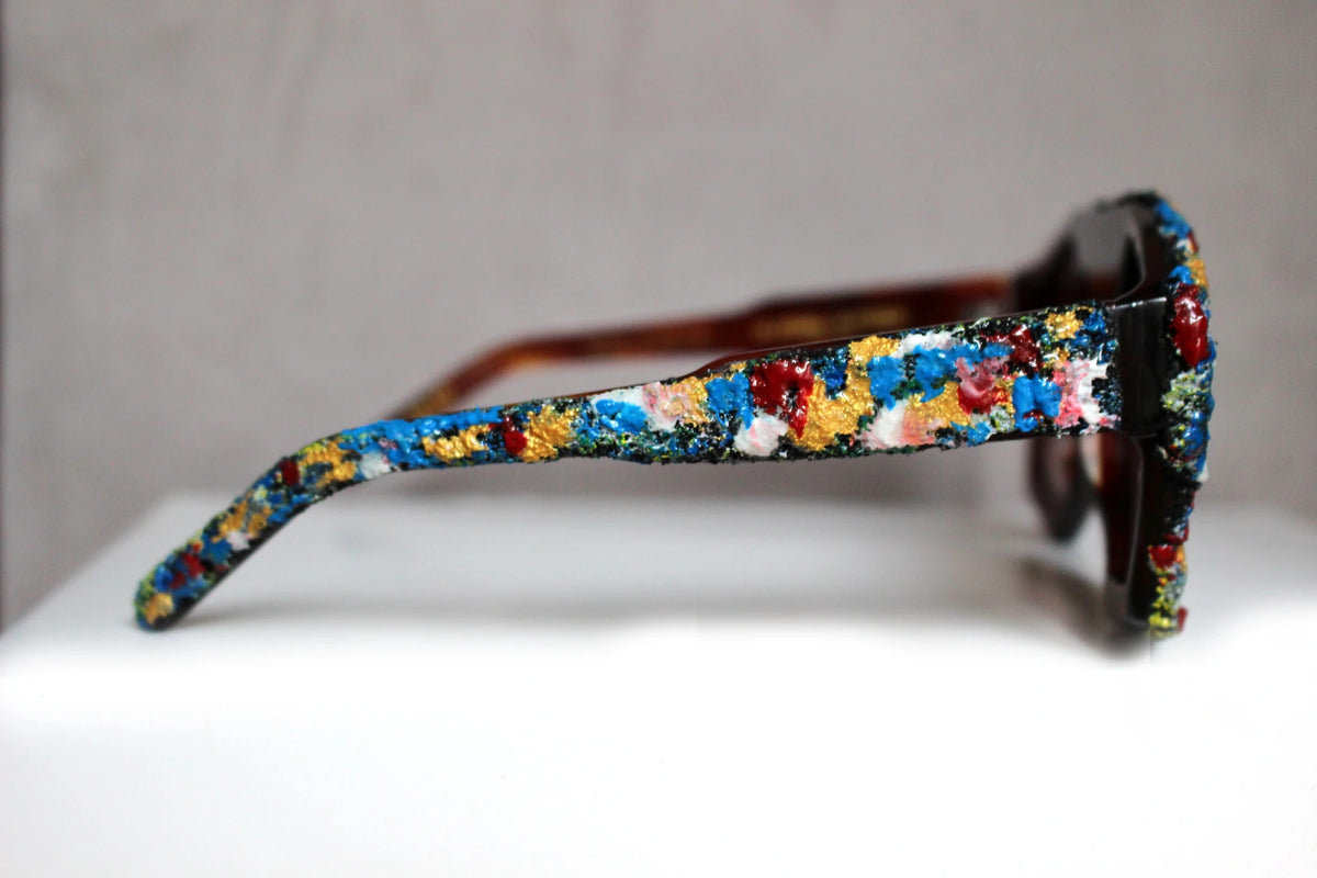 COSMO ART occhiale con installazione d'arte - CLARISSA OLIVERIO ART TO WEAR - CLARISSA OLIVERIO ART TO WEAR
