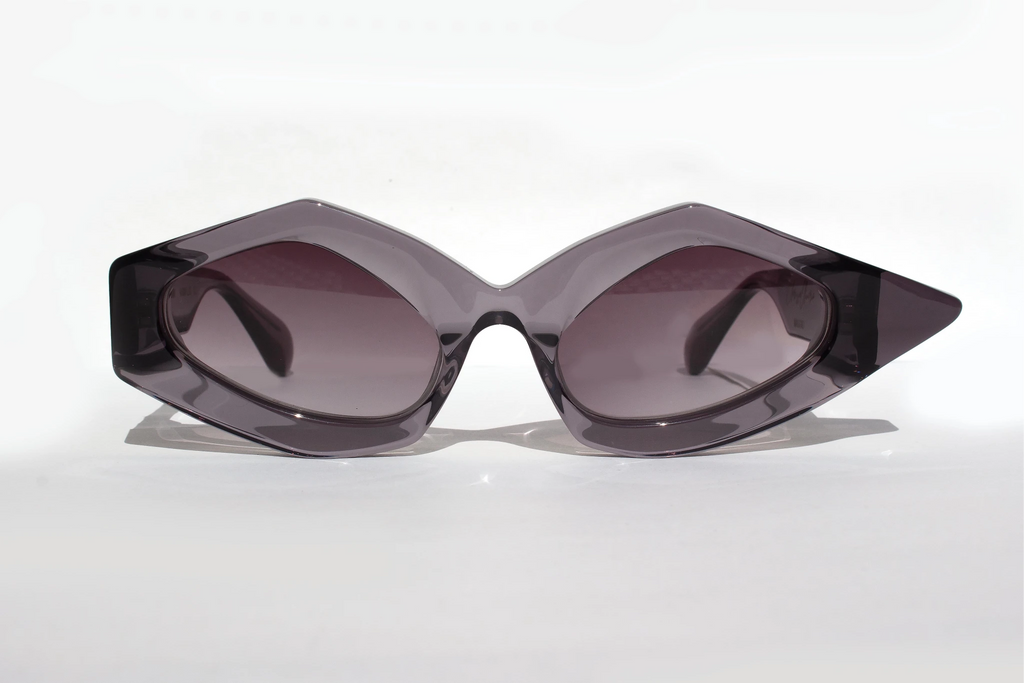 Maggio Grigio - inserto in coccodrillo - CLARISSA OLIVERIO ART TO WEAR