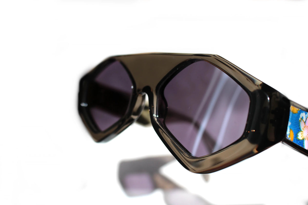 Marzocco 3.0 Grigio inserto in carta washi giapponese - CLARISSA OLIVERIO ART TO WEAR - CLARISSA OLIVERIO ART TO WEAR
