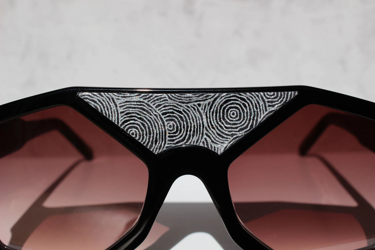 Marzocco Nero inserto in carta washi - CLARISSA OLIVERIO ART TO WEAR - CLARISSA OLIVERIO ART TO WEAR