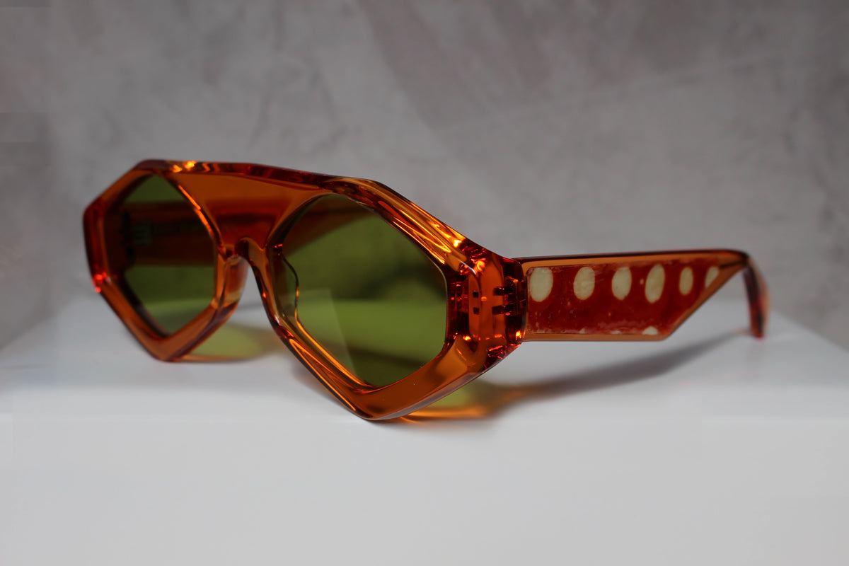 Marzocco 3.0 Arancione inserto in carta washi giapponese - CLARISSA OLIVERIO ART TO WEAR