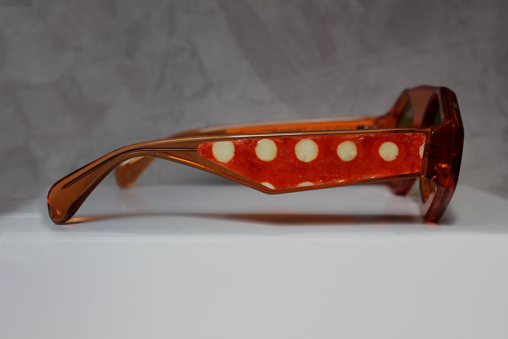 Marzocco 3.0 Arancione inserto in carta washi giapponese - CLARISSA OLIVERIO ART TO WEAR