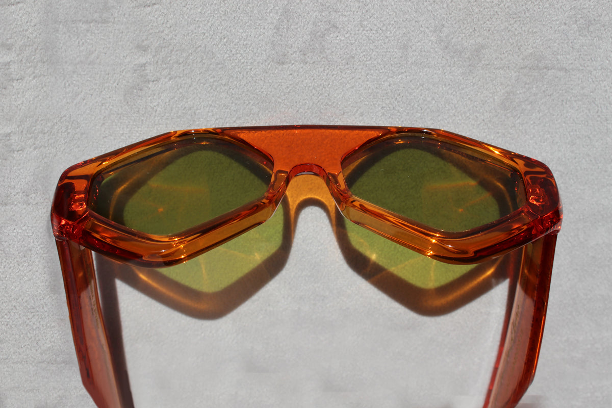 Marzocco 3.0 Arancione inserto in carta washi giapponese - CLARISSA OLIVERIO ART TO WEAR