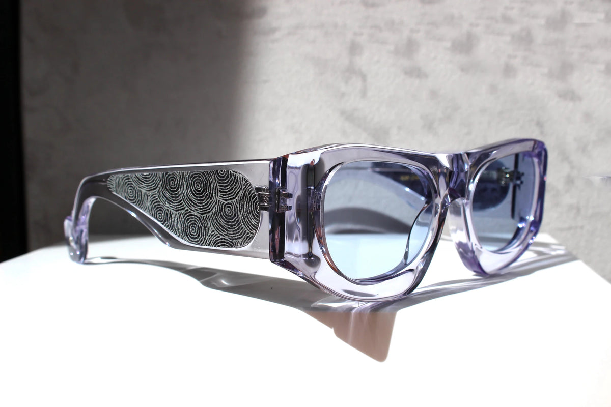 Ray Charles Cristallo inserto in carta coreana - CLARISSA OLIVERIO ART TO WEAR - CLARISSA OLIVERIO ART TO WEAR