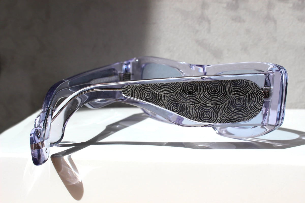 Ray Charles Cristallo inserto in carta coreana - CLARISSA OLIVERIO ART TO WEAR - CLARISSA OLIVERIO ART TO WEAR