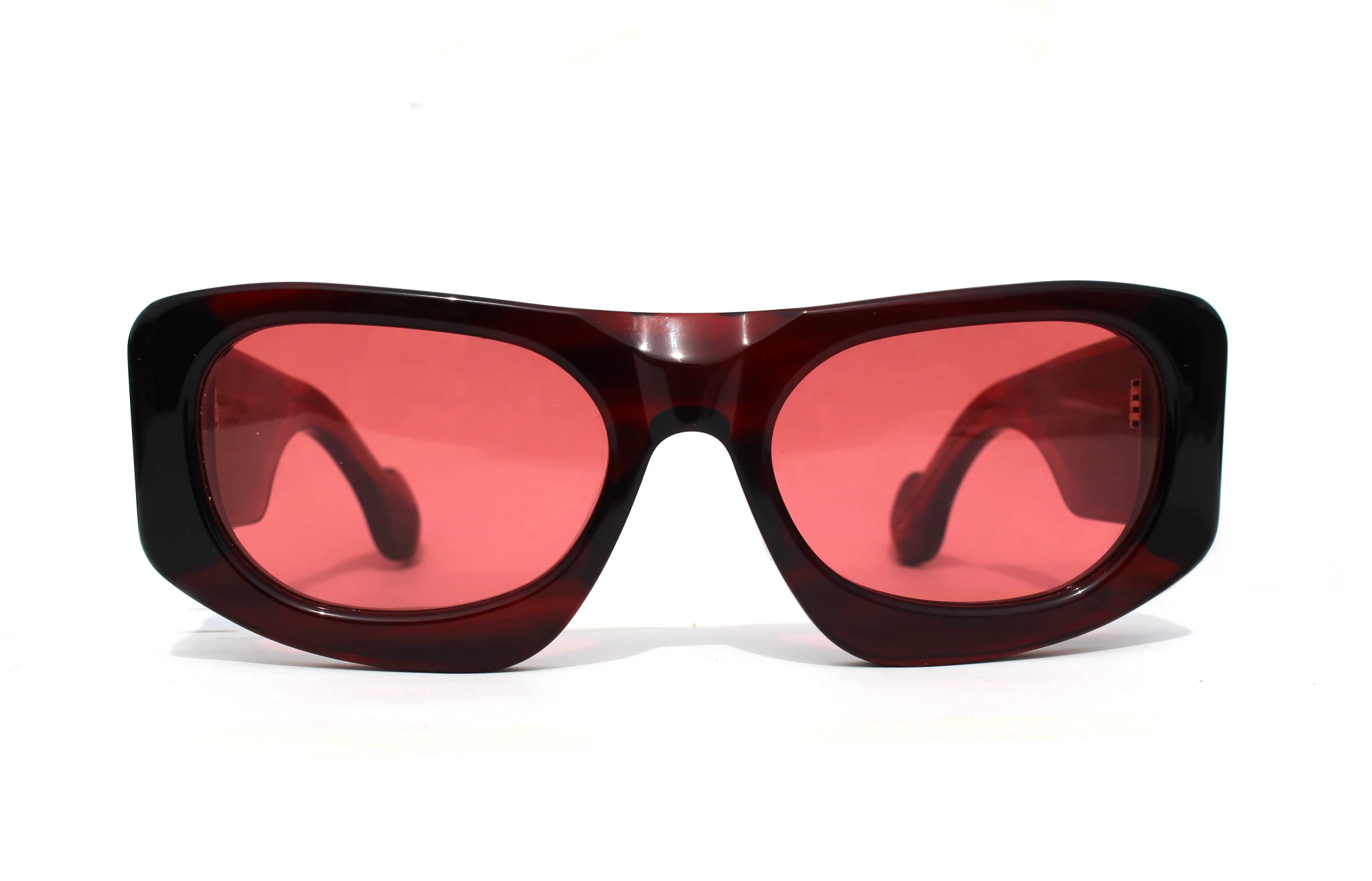 Ray Charles Rosso - inserto in coccodrillo - CLARISSA OLIVERIO ART TO WEAR