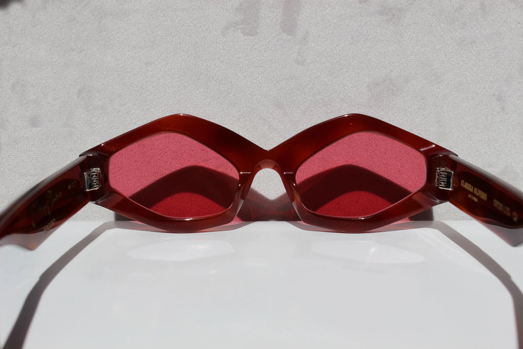 Roma Marrone inserto in pelle di galuchat - CLARISSA OLIVERIO ART TO WEAR - CLARISSA OLIVERIO ART TO WEAR