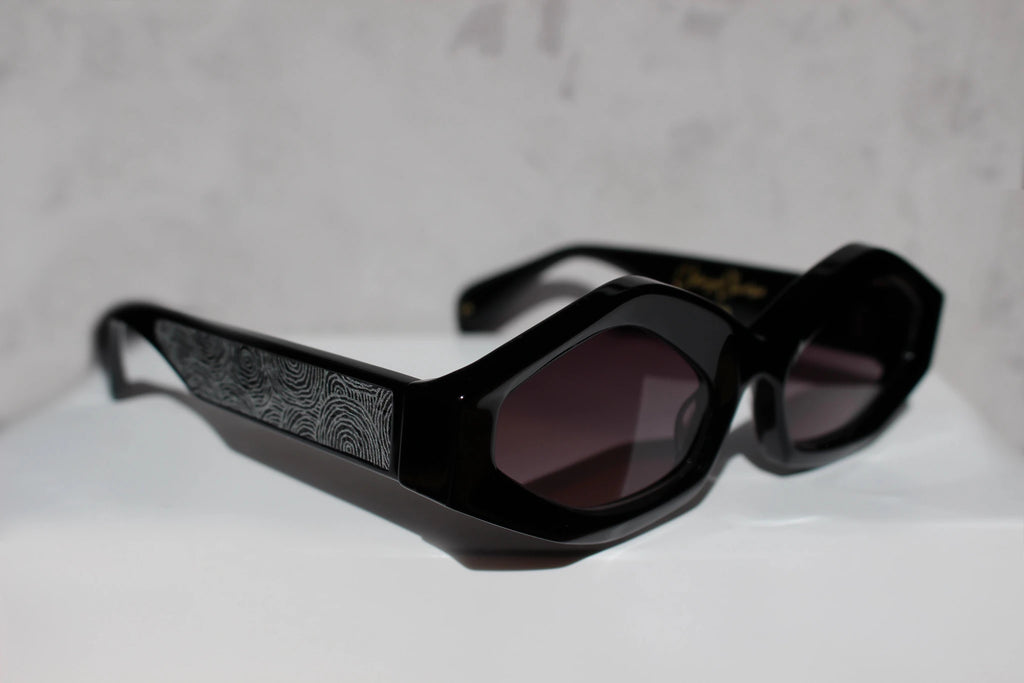 Roma Nero inserto in carta washi - CLARISSA OLIVERIO ART TO WEAR - CLARISSA OLIVERIO ART TO WEAR