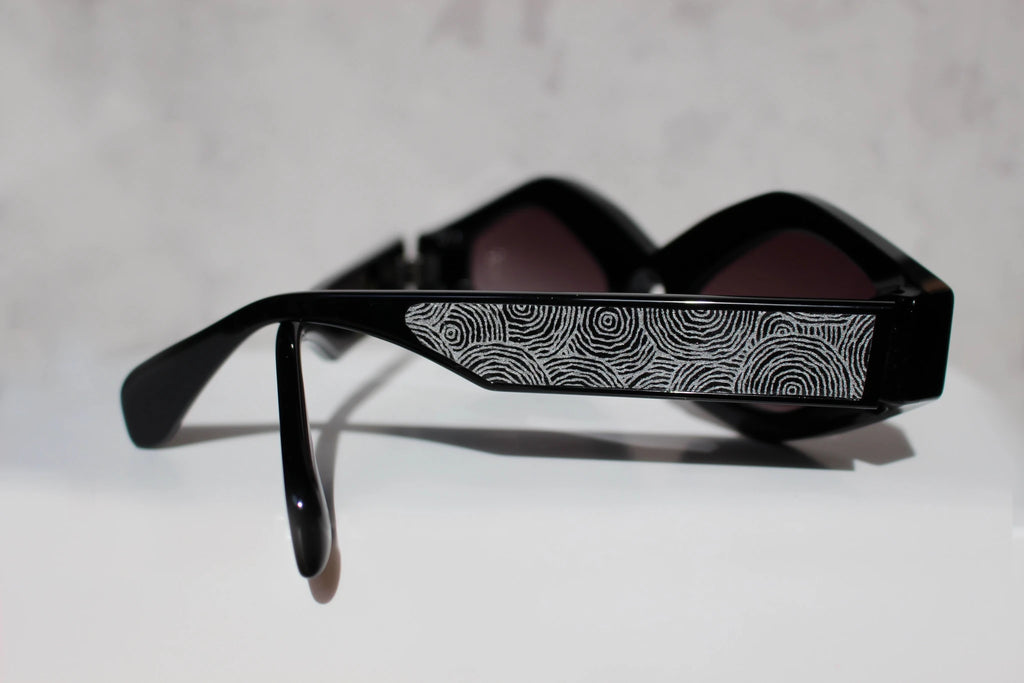 Roma Nero inserto in carta washi - CLARISSA OLIVERIO ART TO WEAR - CLARISSA OLIVERIO ART TO WEAR