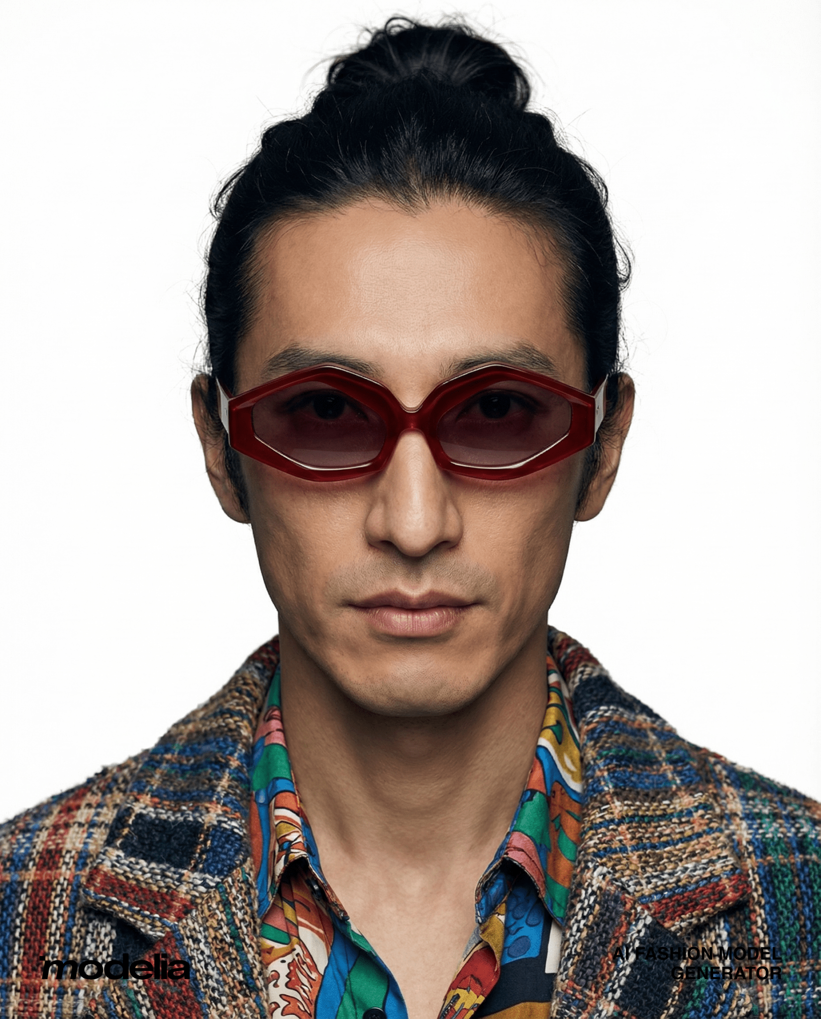 Roma Rosso - inserto coccodrillo - CLARISSA OLIVERIO ART TO WEAR