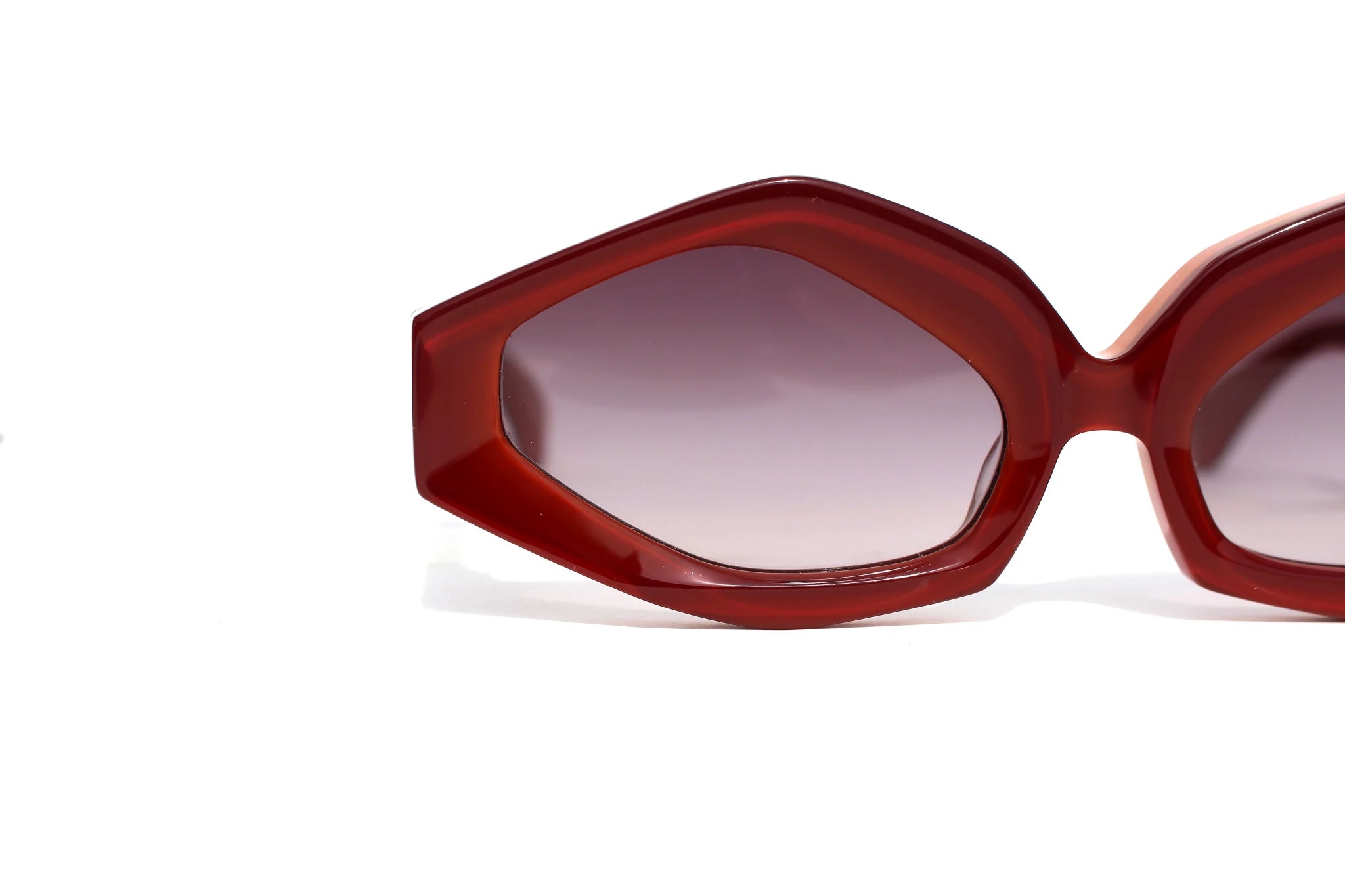 Roma Rosso - inserto coccodrillo - CLARISSA OLIVERIO ART TO WEAR