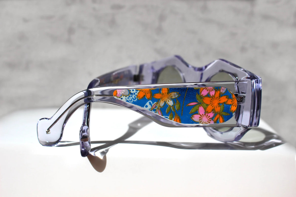 Spike Lee Cristallo inserto in carta washi giapponese - CLARISSA OLIVERIO ART TO WEAR - CLARISSA OLIVERIO ART TO WEAR