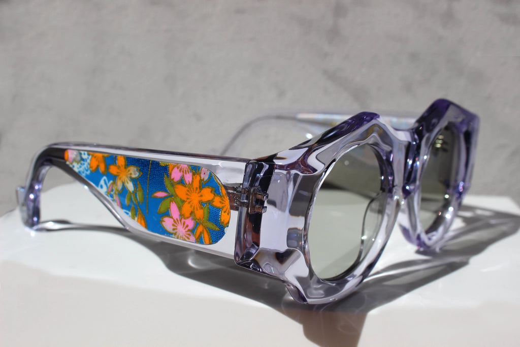Spike Lee Cristallo inserto in carta washi giapponese - CLARISSA OLIVERIO ART TO WEAR - CLARISSA OLIVERIO ART TO WEAR