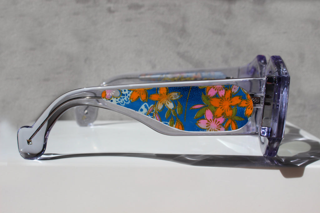 Spike Lee Cristallo inserto in carta washi giapponese - CLARISSA OLIVERIO ART TO WEAR