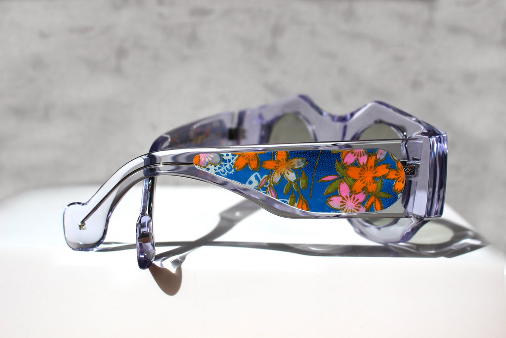 Spike Lee Cristallo inserto in carta washi giapponese - CLARISSA OLIVERIO ART TO WEAR