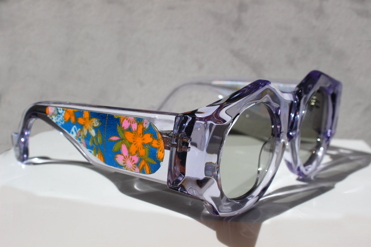 Spike Lee Cristallo inserto in carta washi giapponese - CLARISSA OLIVERIO ART TO WEAR