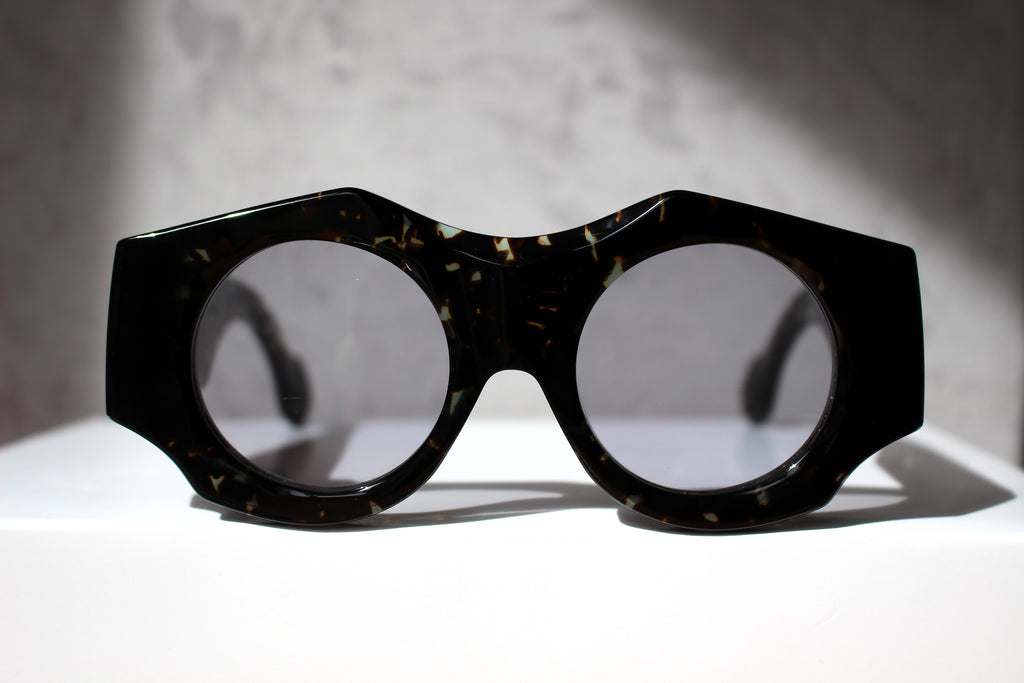 Spike Lee Grigio Avana inserto in pelle di Coccodrillo - CLARISSA OLIVERIO ART TO WEAR