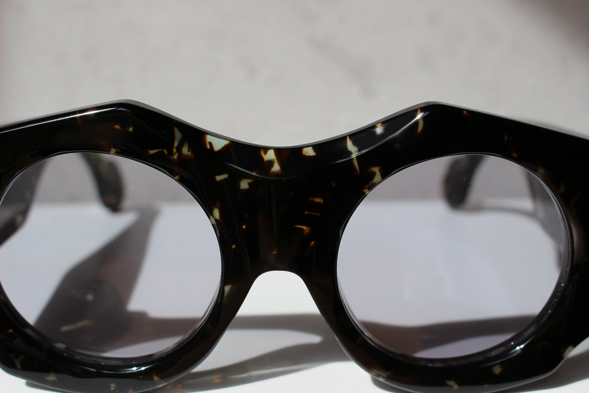 Spike Lee Grigio Avana inserto in pelle di Coccodrillo - CLARISSA OLIVERIO ART TO WEAR