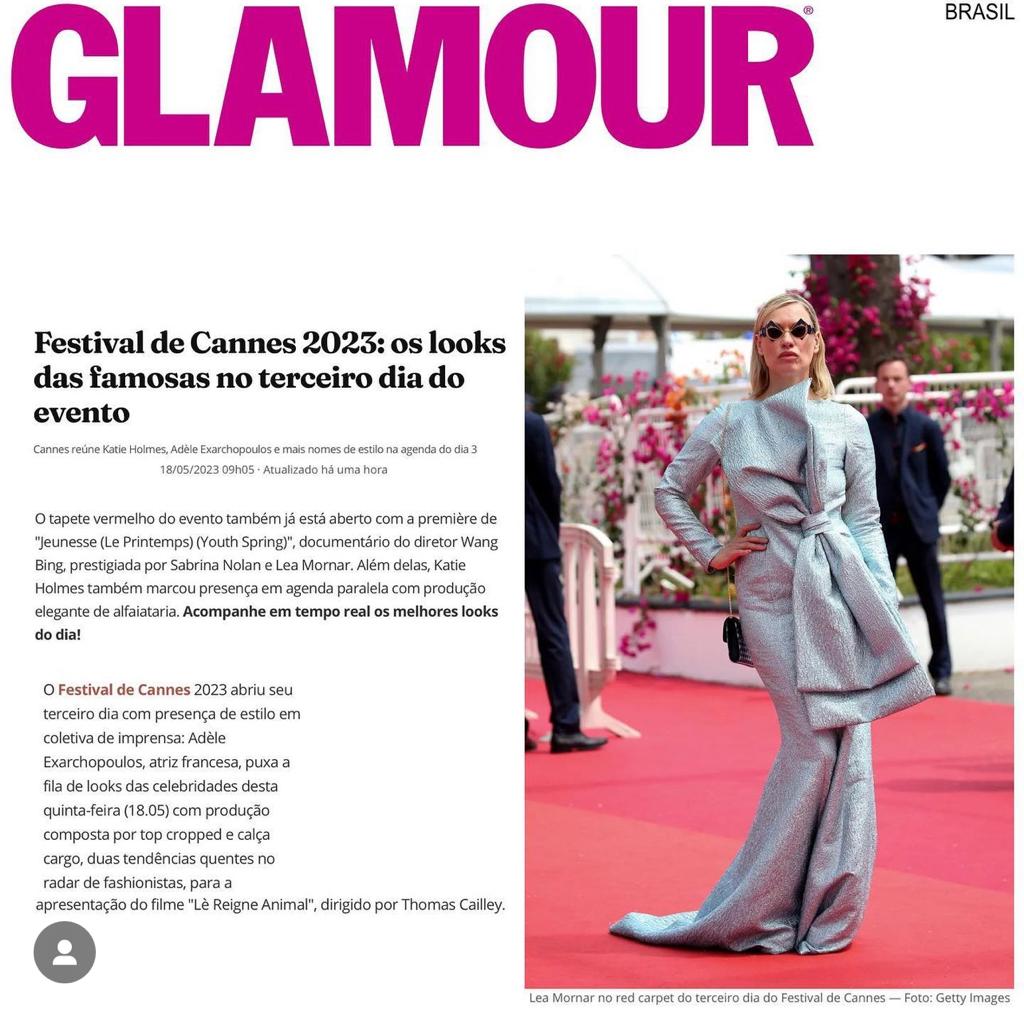 Glamour Lea Mornar Festival Cannes 2023