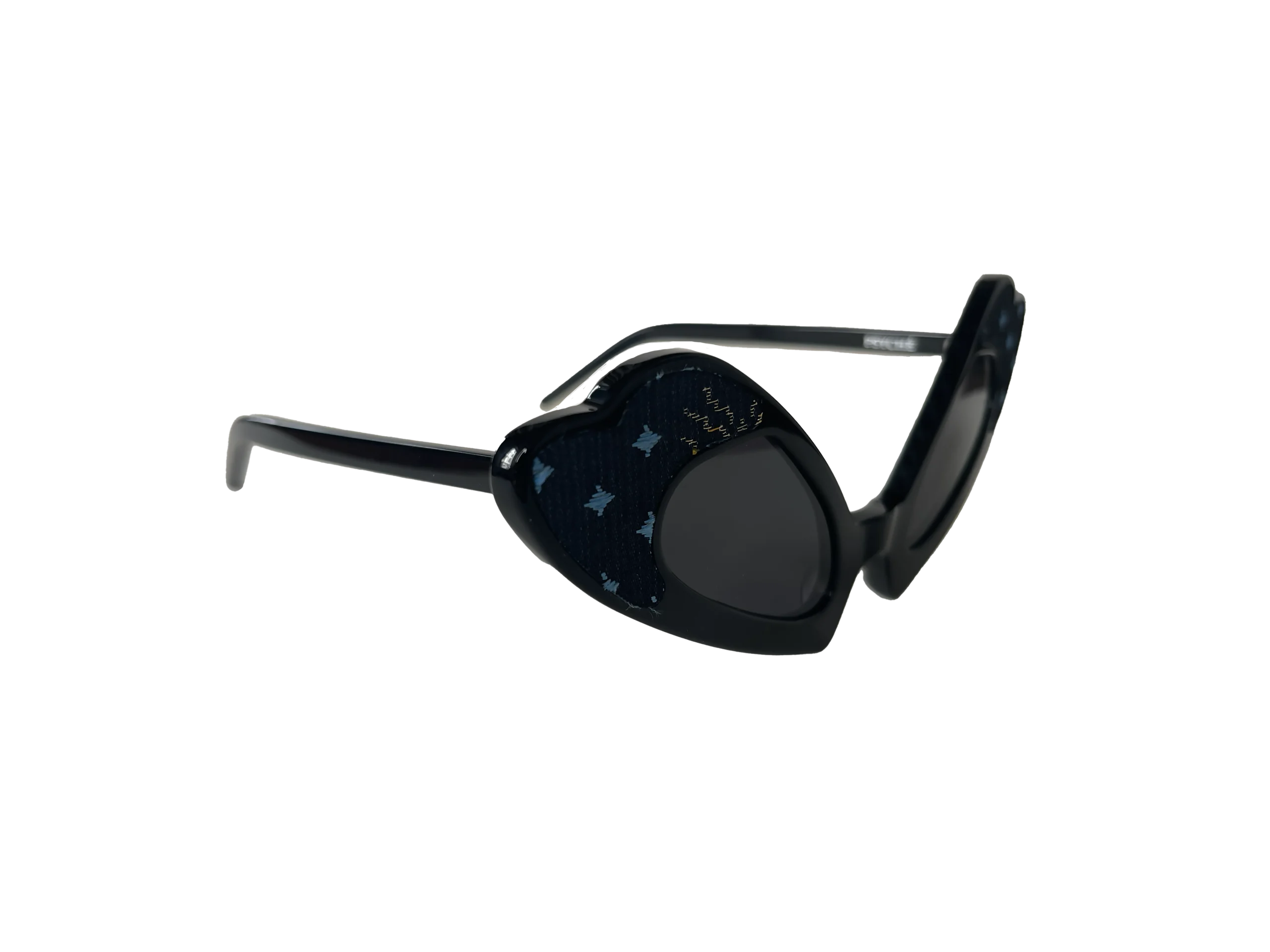 sunglasses psiche noir silk velvet black brocade rClarissa Oliverio