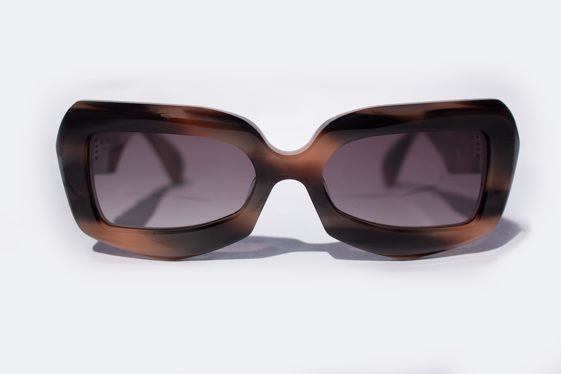 square shaped sunglass havana